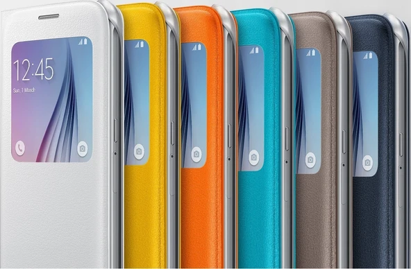 Samsung Galaxy S6 S-View Cover Kapaklı Kılıf EF-CG920P ürün görseli 1