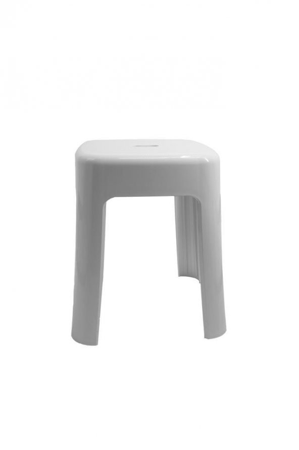 Beyaz Plastik Tabure - 3