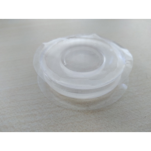 TELEFON TUTACAĞI YUVARLAK (SİLİKONLU) KABLO TUTACAĞI, KABLO KANALLI - TELEFONLUK, TELEFON TUTUCU, TELEFON APARATI - 3