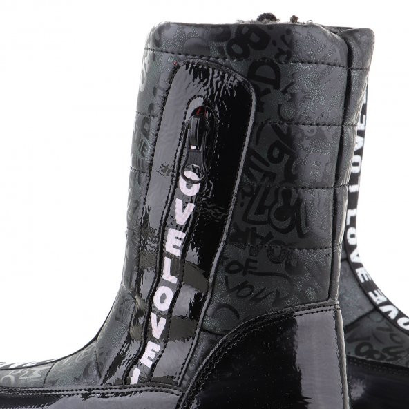 Vojo 7361 Comfort Termal Kürklü Fermuarlı Kız Çocuk Botu - 6
