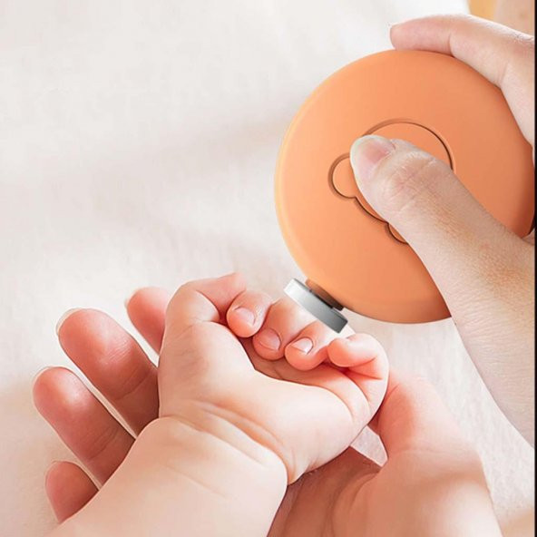 Carthusia Yenidoğan Bebek Çocuk Pilli Tırnak Törpüsü Manikür Seti ve Dönerli Tırnak Makası