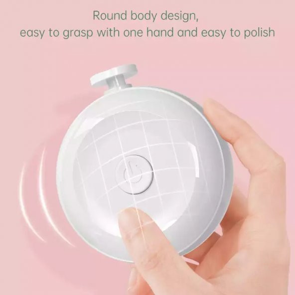 Carthusia Yenidoğan Bebek Çocuk Pilli Tırnak Törpüsü Manikür Seti Ve Dönerli Tırnak Makas - 4