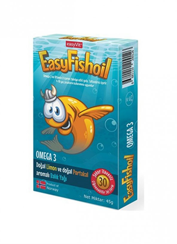 EasyFishoil Çiğnenebilir Jel Tablet