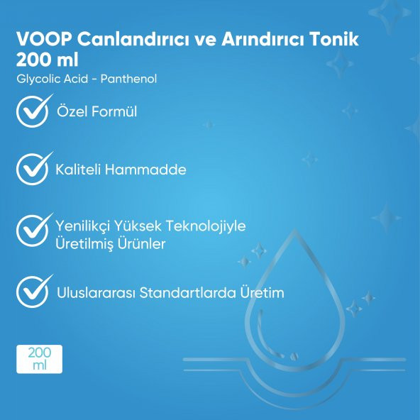 VOOP Canlandırıcı ve Arındırıcı Tonik 200 ml - 6