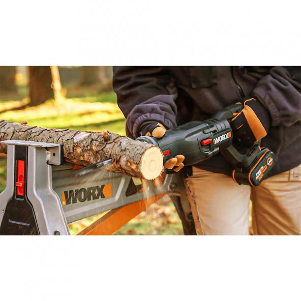 WORX WX516 20Volt 4.0Ah. Li-ion Kömürsüz Profesyonel Tilki Kuyruğu Testere - 11