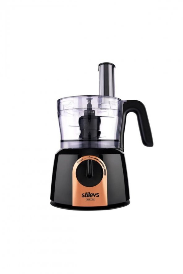 Stilevs Maxi Chef Siyah Bakır 1000 W Mutfak Robotu - 1
