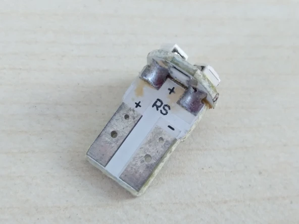 T10 DİPSİZ LED AMPUL (4 ÇİPLİ) TURUNCU 12V (2ADET FİYATI) T10 GÖSTERGE, PARK, SİNYAL, PLAKA AMPULU - 3