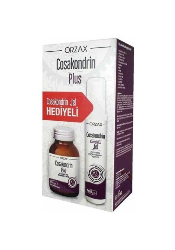 Orzax Cosakondrin Plus 60 Tablet + Cosakondrin Jel 100 ml Hediyeli 8697595871317