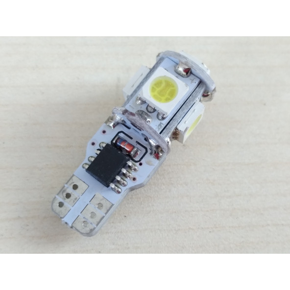 T10 DİPSİZ LED AMPUL (ÇAKARLI) BEYAZ 12V (2ADET FİYATI) T10 PARK, SİNYAL, PLAKA, GERİ VİTES AMPULU - 3