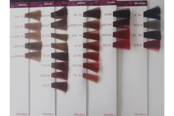 H.A.SS Oksidan 60 Ml. + Theodora Saç Boyası 60 Ml. (3'er Adet) - 5