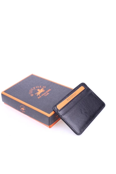 West Polo 042 Erkek Hakiki Deri Kartlık & Cüzdan - Resim 3