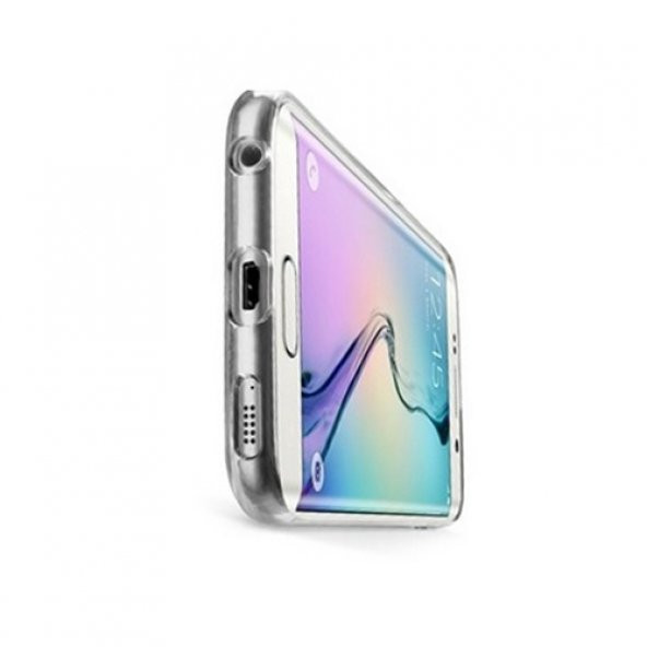 Cellular Line Samsung Galaxy S6 Edge ClearDuo Şeffaf Sert Kılıf