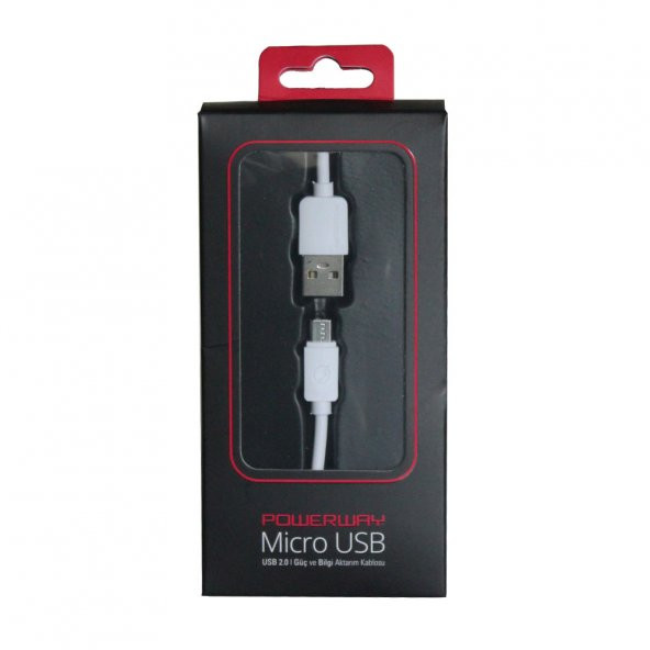 Powerway Micro USB Hızlı Şarj Kablosu 1M - SM03 - Resim 2