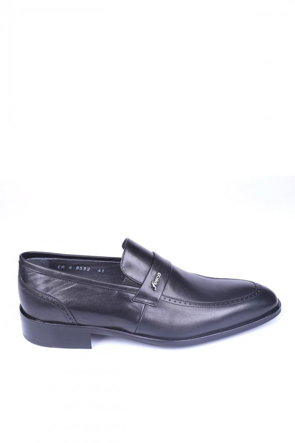 Fosco 8532 Erkek Bağcıksız Hakiki Deri Klasik Ayakkabı
