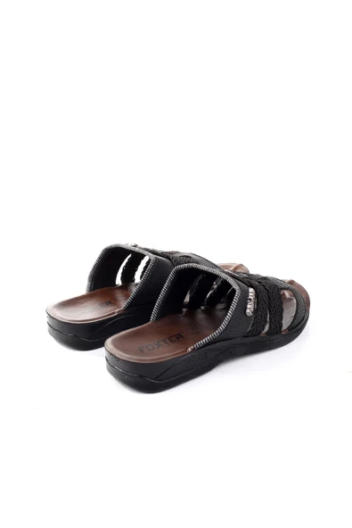 Foxter 825 Erkek Günlük Hasır Detaylı Terlik - Resim 7