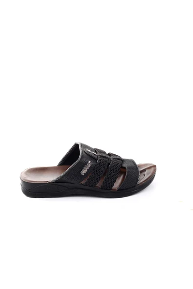 Foxter 825 Erkek Günlük Hasır Detaylı Terlik - Resim 3