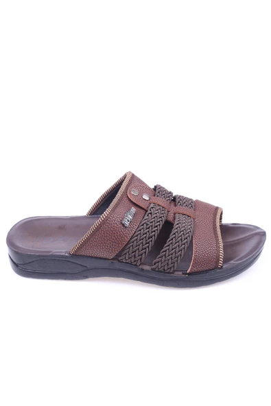 Foxter 825 Erkek Günlük Hasır Detaylı Terlik - Resim 4