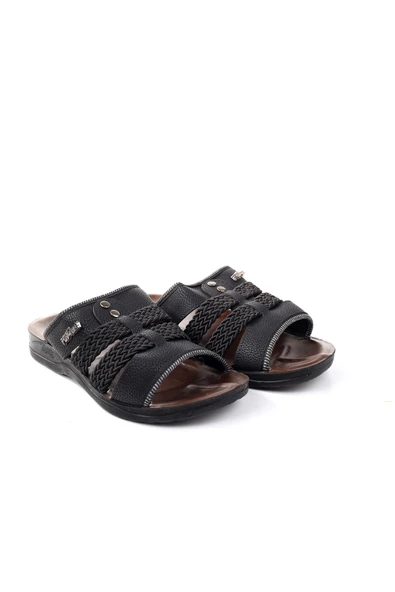 Foxter 825 Erkek Günlük Hasır Detaylı Terlik ürün görseli