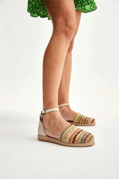 PapuçSepeti Su Perisi 1701 Kadın Hasır Örme  Günlük Ayakkabı ürün görseli