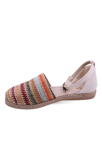 PapuçSepeti Su Perisi 1701 Kadın Hasır Örme  Günlük Ayakkabı - Resim 6