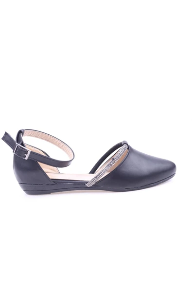 Sedef 2070 Kadın Bilekten Bağlamalı Babet Ayakkabı - Resim 3