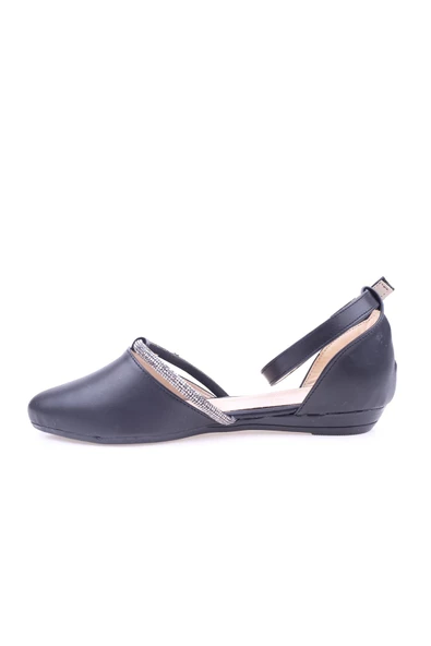 Sedef 2070 Kadın Bilekten Bağlamalı Babet Ayakkabı - Resim 5