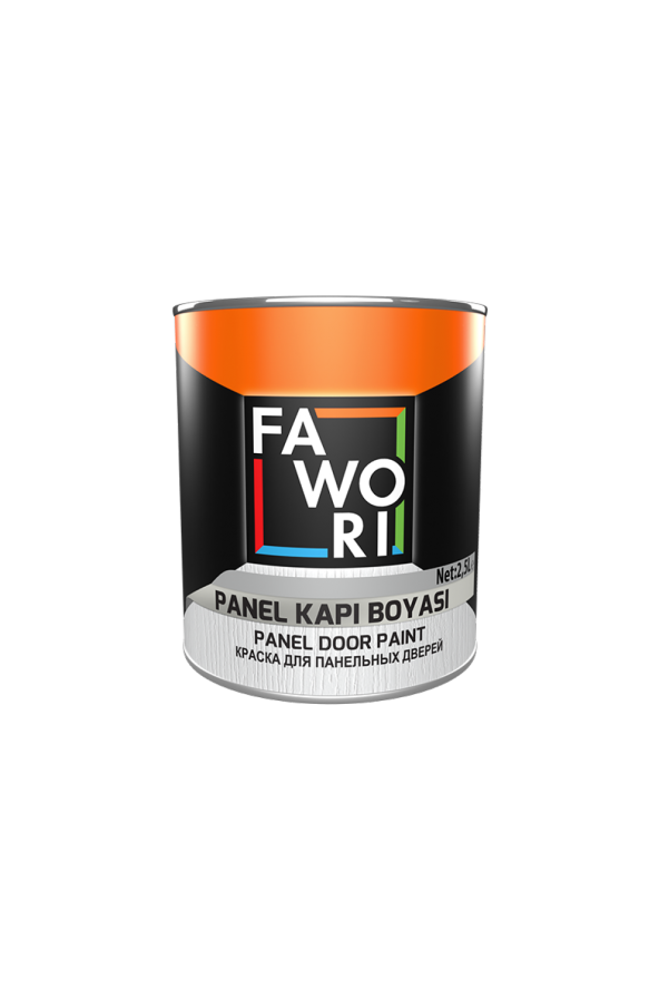 FAWORİ PANEL KAPI KOKUSUZ PARLAK SU BAZLI YAĞLI BOYA 0,75 LT BEYAZ - 1