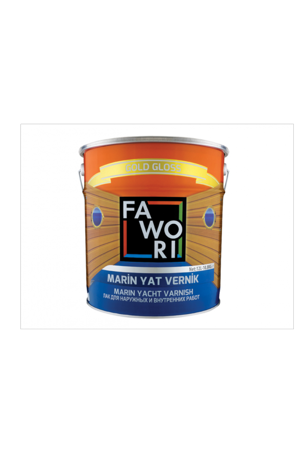 FAWORİ MARİN YAT VERNİK PARLAK ŞEFFAF 2,5 LT.