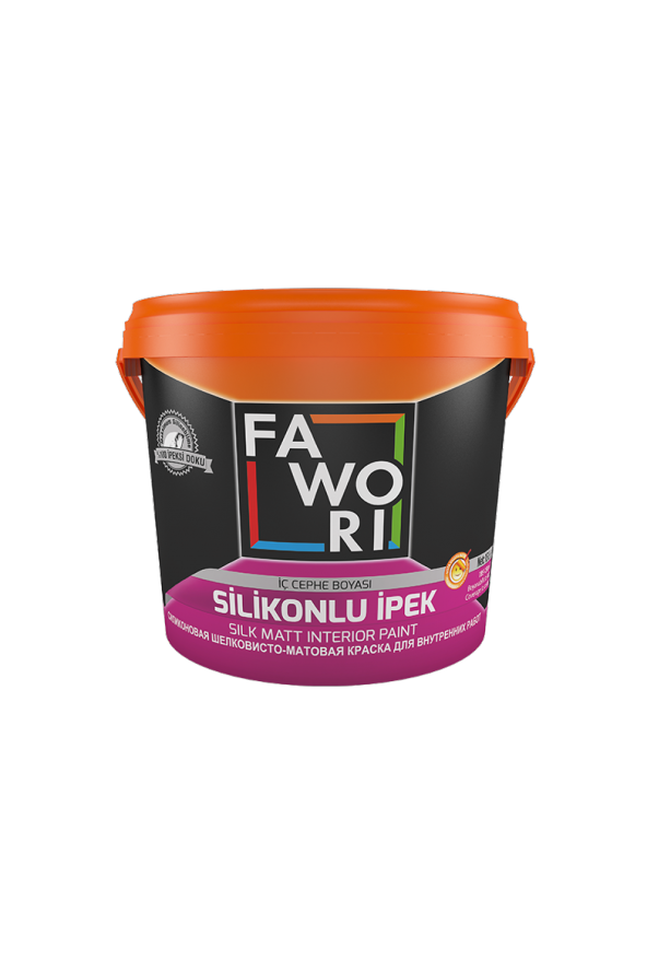 FAWORİ SİLİKONLU İPEK MAKSİMUM SİLİNEBİLİR İÇ CEPHE BOYASI 7,5 LT