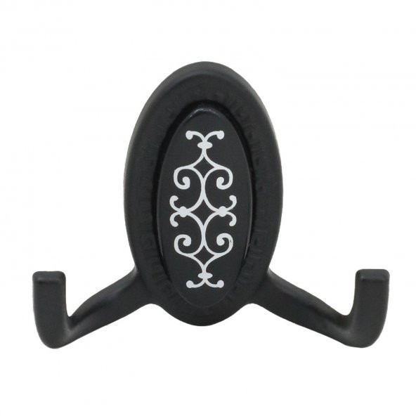 Seçil Vestiyer Duvar Askısı Dolap Elbise Askılığı Mat Siyah Askı - Resim 4