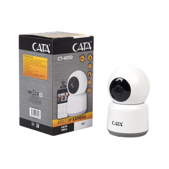 CATA CT-4050 Gece Görüşlü Full HD-1080p Akıllı IP Kamera - 2