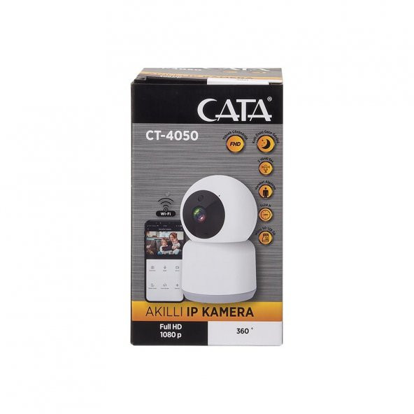 CATA CT-4050 Gece Görüşlü Full HD-1080p Akıllı IP Kamera - 4