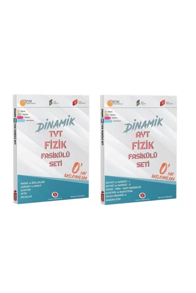 Dinamik Tyt - Ayt Fizik Fasikülleri 2'li Set