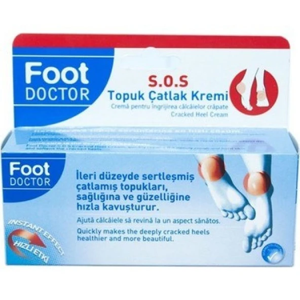 Foot Doctor FOOT DOCTOR S.O.S TOPUK ÇATLAK KREMİ 50ML 2 ADET ÇANTA HEDİYELİ ÖZEL ÜRÜN SETİ