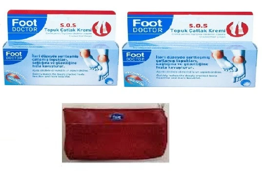 Foot Doctor FOOT DOCTOR S.O.S TOPUK ÇATLAK KREMİ 50ML 2 ADET ÇANTA HEDİYELİ ÖZEL ÜRÜN SETİ - 2