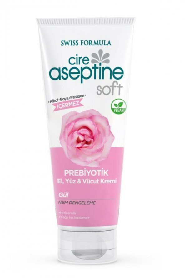 CIRE ASEPTINE TÜP Krem 75 ml Prebiyotik Gül