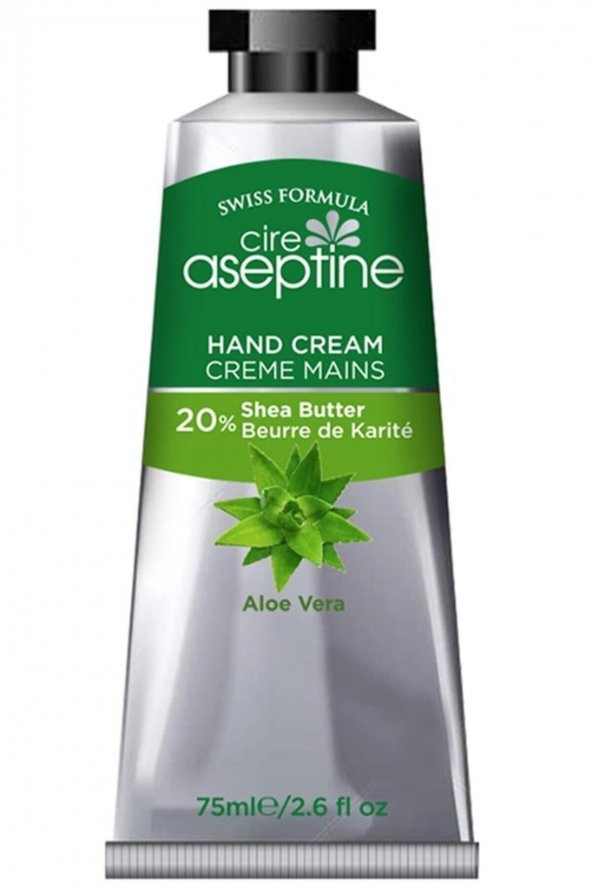 CIRE ASEPTINE Shea Yağı  Aloe Vera El Kremi 75 Ml