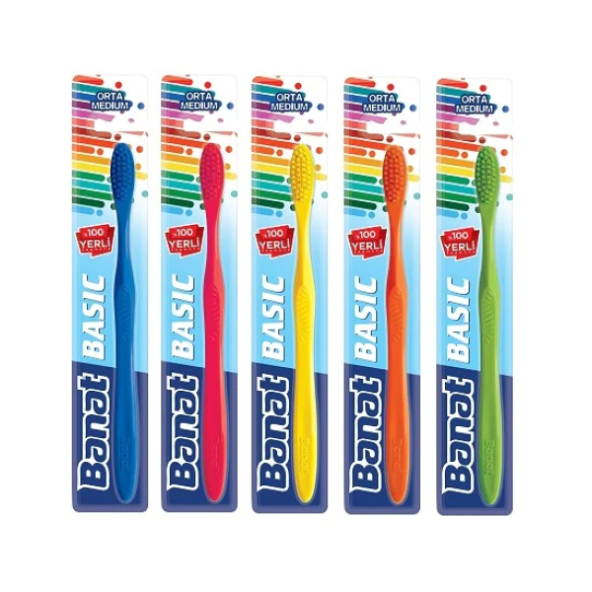 Banat Basic Diş Fırçası Orta Sertlik - 3