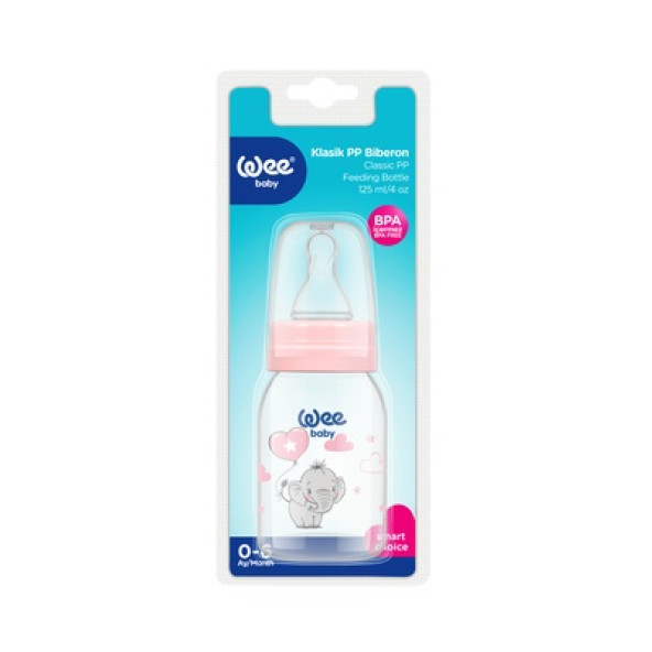 Wee Klasik Pp Biberon 125 ml 851 PEMBE