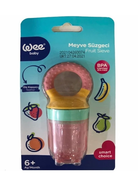 Wee Baby Wee Baby Meyve Süzgeci Pembe - 1