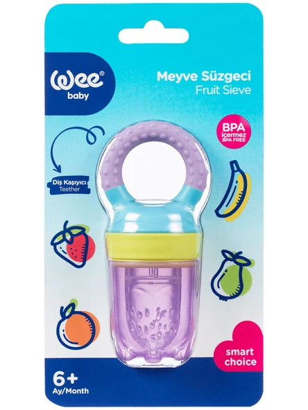 Wee Baby Meyve Süzgeci Silikon 207 MOR - 1