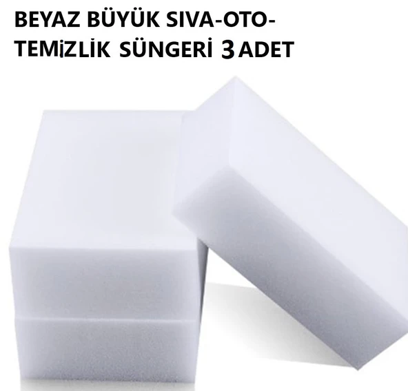 Polina BÜYÜK BEYAZ SÜNGER  3 ADET FİYATIDIR