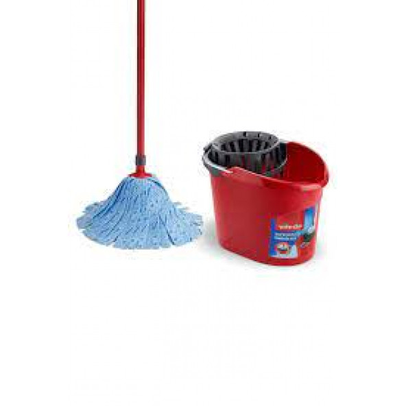 Vileda VİLEDA Süper Mocio Temizlik KOVA Seti Kırmızı - 3