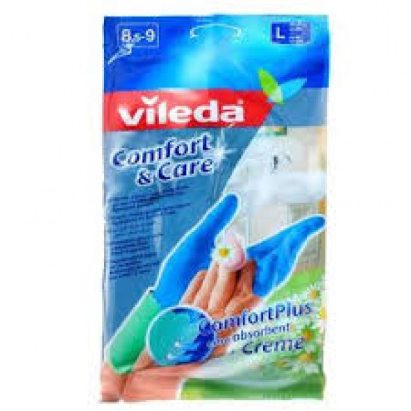 Vileda VİLEDA Comfort & Care Eldiven L Büyük Boy