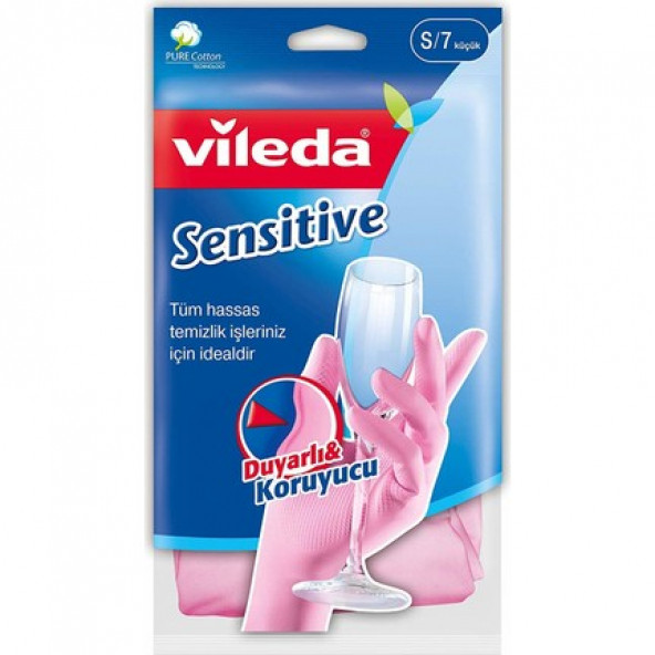 Vileda VİLEDA Candy Pink Eldiven küçük ( S ) Boy