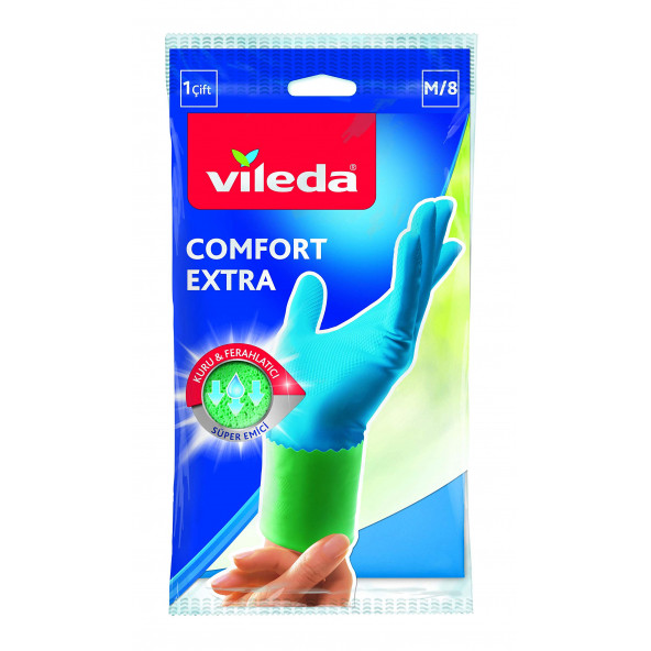 Vileda VİLEDA Comfort & Care Eldiven M Orta Boy - 2