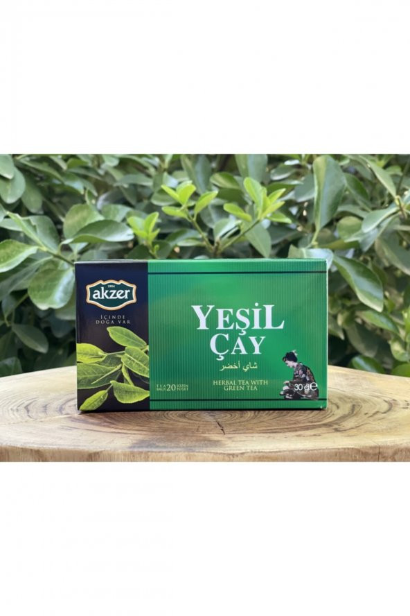 Akzer Premium Yeşil Çay 20li