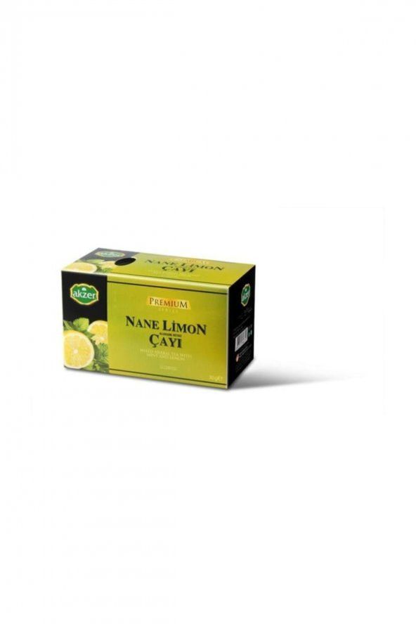Akzer Premium Nane Limon Çayı 20li