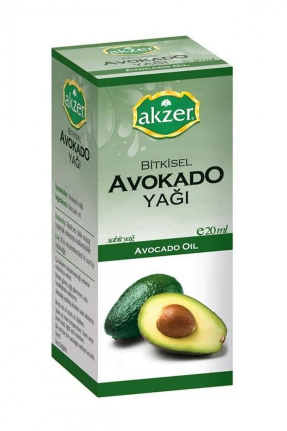 Akzer Avakado Yağı 20 ml