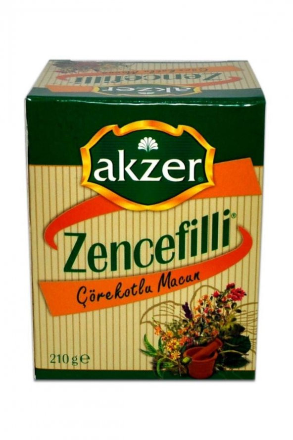 Akzer Zencefilli Çörekotlu Macun 210 Gr.